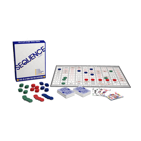 Sequence Game, 10.3" x 8.1" x 2.31"