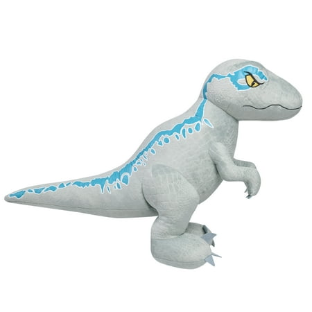 Jurassic World Extra Large Plush Blue, 16-inch Dinosaur Stuffed Animal, Blue