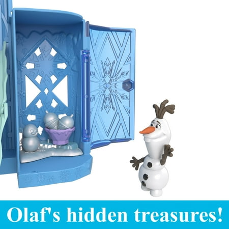Disney Frozen Storytime Stackers Princess Elsa's Ice Palace, Doll House Playset with Small Doll, One Size