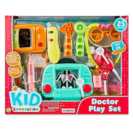 Kid Connection Doctor Play Set, 25 Pieces, Toddler Toys