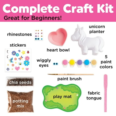 Creativity for Kids Unicorn Self-Watering Plant Pet - Arts and Crafts for Girls Ages 6-8+