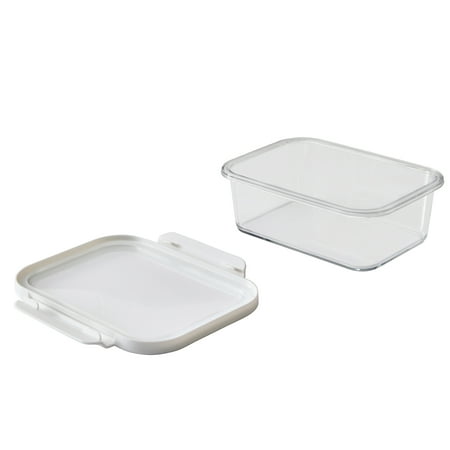 Better Homes & Gardens 4Cup Rectangle Tritan Food Storage Container with Tritan Lid. Set of 2, 4 Pieces