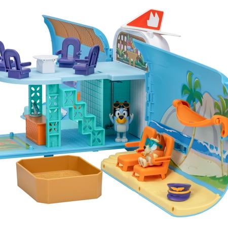 Bluey 3-in-1 Transforming Plane Playset, 25+ Sounds and Phrases, Ages 3+, Toddler Toys