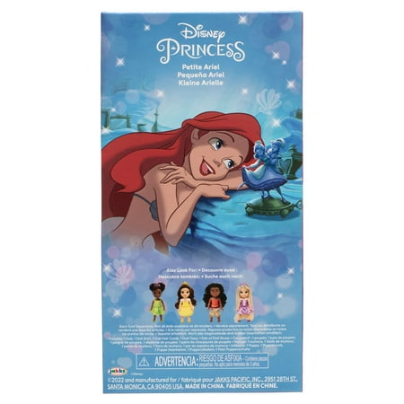 Disney Princess the Little Mermaid Petite Ariel 6 inch Fashion Doll with Beautiful Outfit and Comb