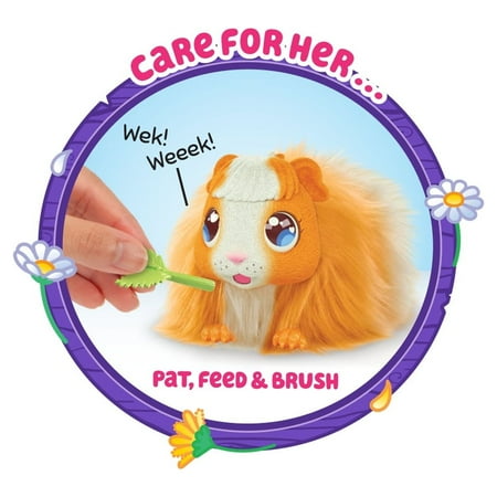 Little Live Pets, Mama Surprise, Soft, Interactive Mama Guinea Pig, 20+ Sounds & Reactions, Ages 4+, Green