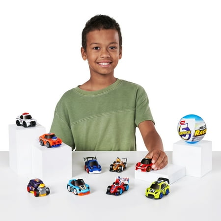 5 SURPRISE Make-A-Racer Race Car Vehicle Themed Novelty Unboxing Toy Collectible Mini's by ZURU