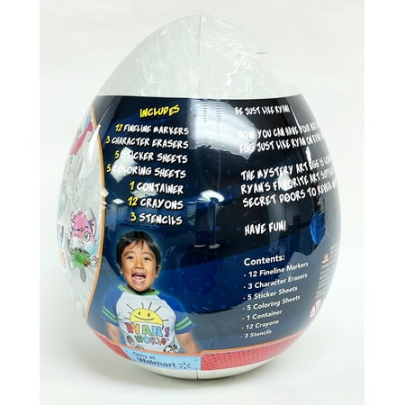 Ryan's World Mystery Art Egg Series 3 Galaxy, Activity Set for Child Ages 5+