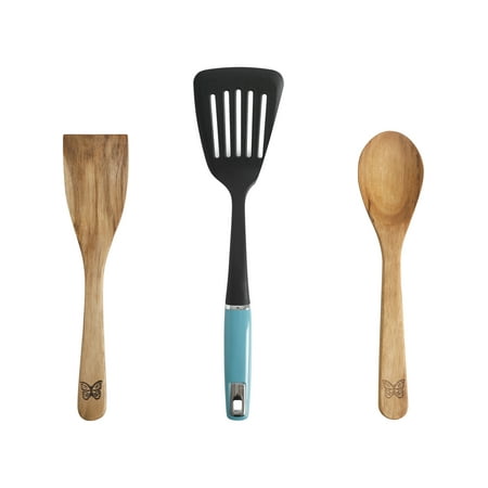 The Pioneer Woman Frontier Speckle 24-Piece Aluminum Cookware Combo Set, Turquoise, Blue
