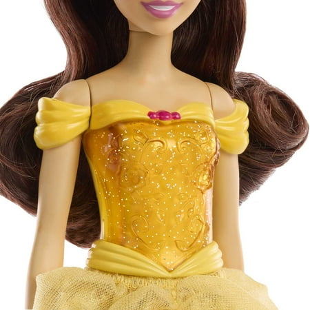Disney Princess Belle Fashion Doll with Brown Hair, Brown Eyes & Tiara AccessoryOne Size,
