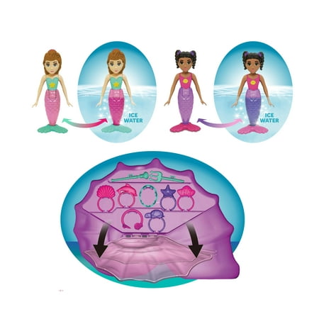 Kid Connection Mermaid Palace Play Set with Lights and Sounds, 46 Pieces, Toddler Toys