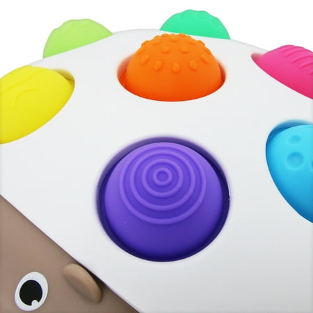 Spark Create Imagine Hedgehog Popper Sensory Learning Fidget Toy Push Pop Travel Fun
