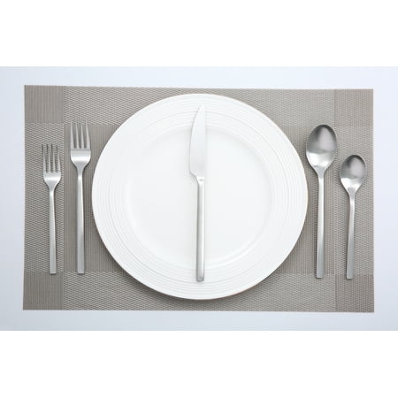 Better Homes & Gardens Holden Flatware Set with Black Handles Service ( 20 Piece)