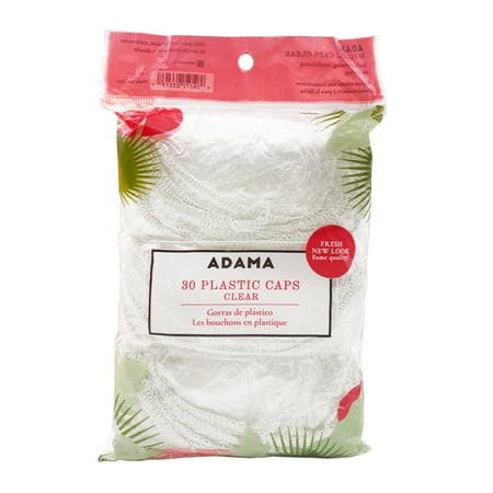 Adama Full Size Plastic Caps, 30 Count