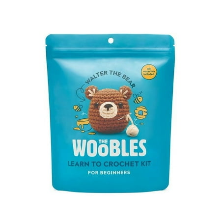 The Woobles Beginner Crochet Amigurumi Kits - Bear