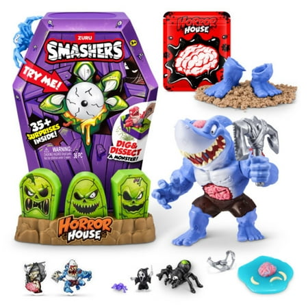 Smashers Mega Horror House, Surprise Unboxing, Interactive Novelty Collectable Toy for Kids by ZURU
