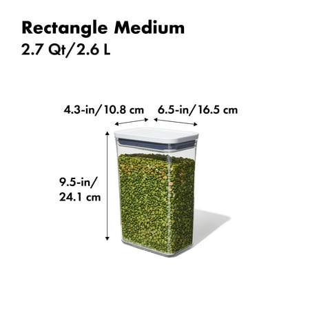 OXO SoftWorks POP Container - Rectangle Medium 2.7 Qt