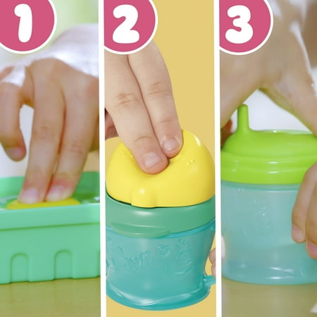 Baby Alive Fruity Sips Doll, Lemon, Pretend Juicer Baby Doll Set, Kids 3 and Up, Brown Hair
