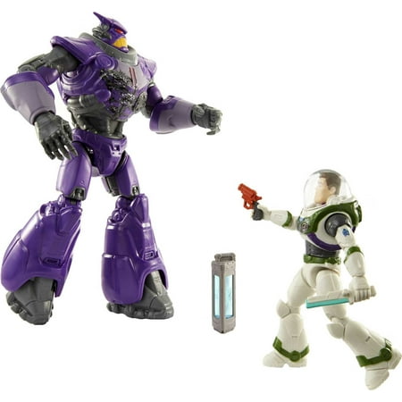 Disney and Pixar Lightyear Crystal Grade Buzz Lightyear Vs. Zurg Clash Toy Pack, Movie Collectible