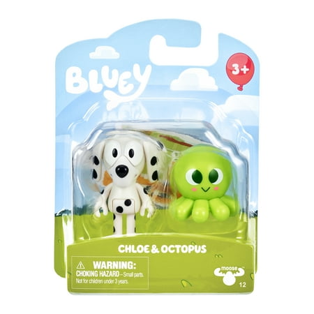 Bluey Story Starter Pack, 1 2-3" Plastic Toy Figure and Accessory, Multi-Color, Ages 3+, Styles Vary