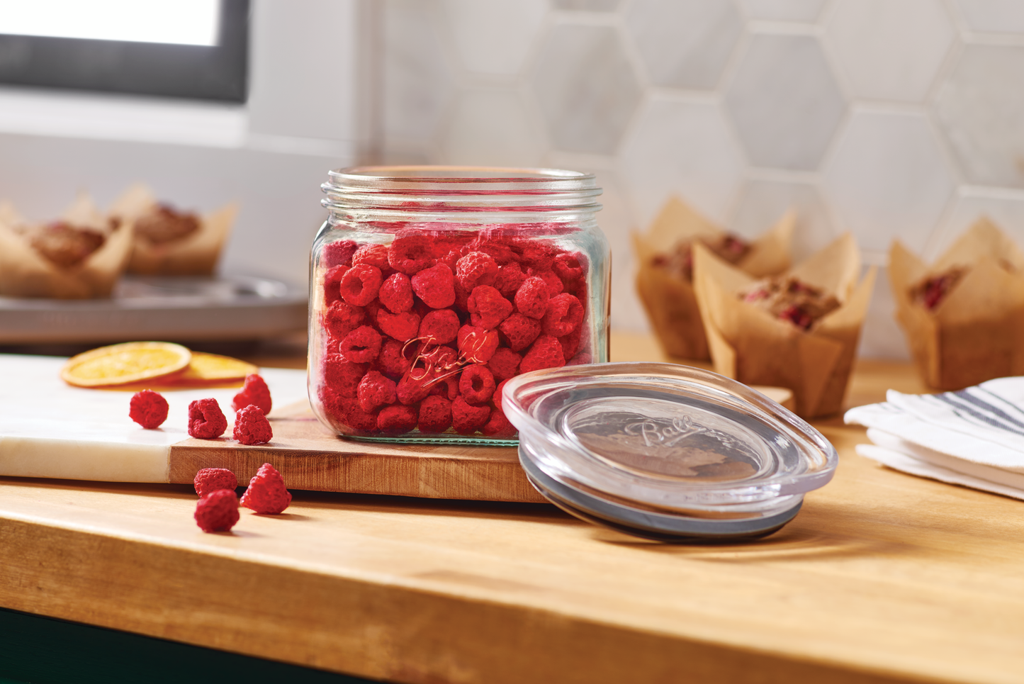 Ball? Stack & Store Quart Jar (4 Cups/32 oz.), Glass Storage Jar, 1 Qt.