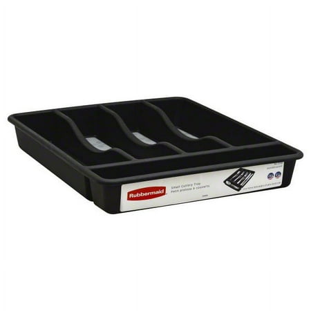 Rubbermaid, Silverware Organizer, Small, Black