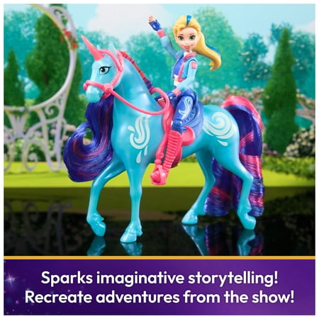 Unicorn Academy, Isabel & River with 2 Riding Accessories, Toys for Girls Ages 4+