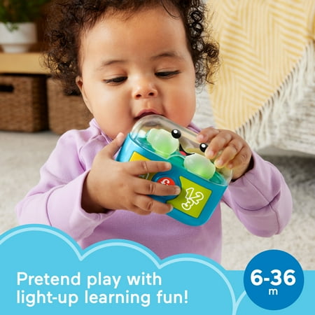 Fisher-Price Laugh & Learn Play Along Ear Buds Baby & Toddler Learning Toy with Music & Lights