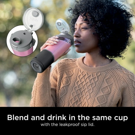 Ninja Blast 16 oz. Personal Portable Blender with Leak Proof Lid & Easy Sip Spout, Perfect for Smoothies, Black, BC100BK