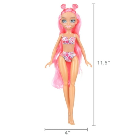 Hairmazing Swimsuit Doll - Watermelon Girl, Kids Toys for Ages 3 up