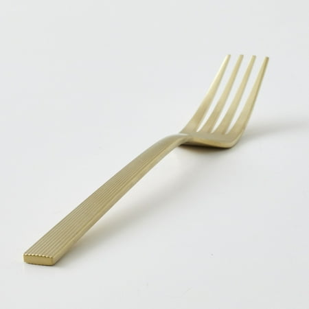 Better Homes & Gardens River 20-Piece Gold Stainless Steel Flatware Set with Handles (Service for 4)