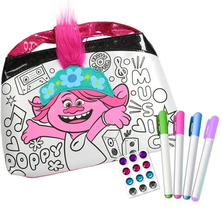 Trolls World Tour Color N Style Purse Activity Set