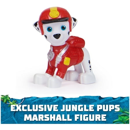 PAW Patrol Jungle Pups, Marshall Elephant Firetruck with Figure, Toys for Kids Ages 3 and Up