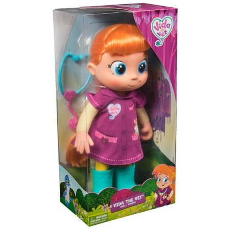 Vida the Vet 13-Inch Toddler Doll with Accessories, for Kids 3+