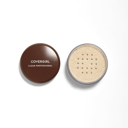 COVERGIRL Professional Loose Finishing Powder, Translucent Light Tone, 0.7 Fl Oz, Sets Makeup, Controls Shine, Won't Clock Pores, Small Compact, Lightweight Formula