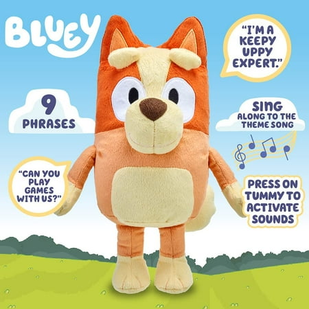 Bluey, Talking Bingo 12 inch Plush, Toddler Toy