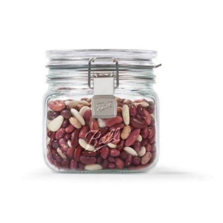 Ball Latch Jar, Glass Storage Jar, Quart