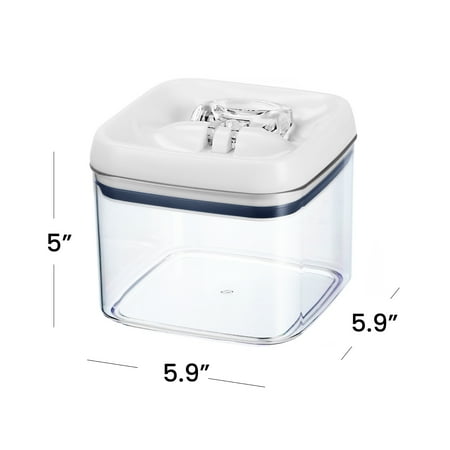 Better Homes & Gardens Canister - 6.2 Cup Flip-Tite? Square Food Storage Container