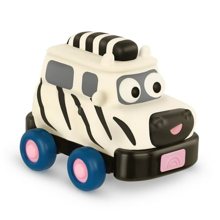 Battat Safari Speedsters 3 Pull-Back Animal Cars, Play Vehicles Baby and Toddler Toys