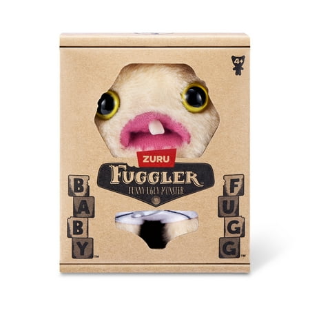 Fuggler Baby Fugg 3.5 inch (Mr Needles), Funny Ugly Monster Soft Plush Collectible Toy by ZURU