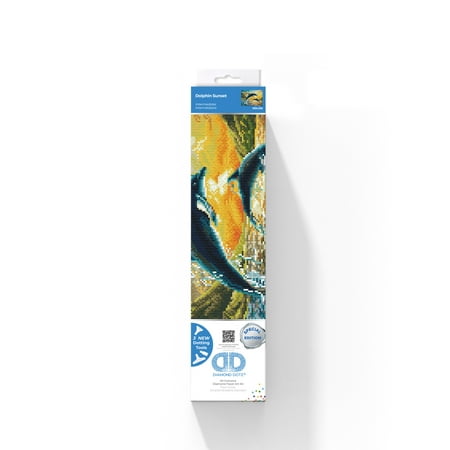 DIAMOND DOTZ? Dolphin Sunset Special Edition Diamond Painting Kit