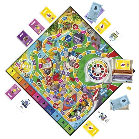 The Game of Life Game, Family Board Game, For Ages 8+, Pegs Come In 6 Colors