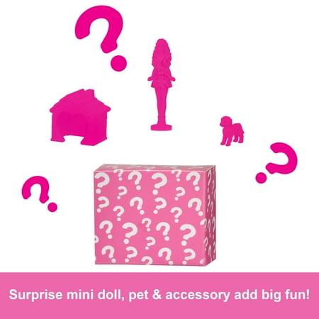 Barbie Mini BarbieLand Doll House Playsets with 1.5-inch Doll, (Styles May Vary), Multicolor