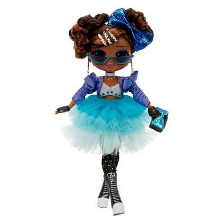 LOL Surprise OMG Present Surprise Fashion Doll Miss Glam With 20 Surprises And 5 Fashion Looks - Toys for Girls Ages 4+