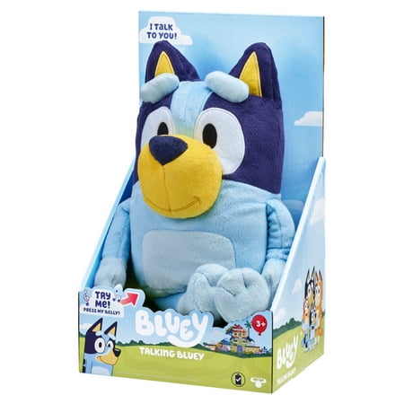 Bluey, Talking Bluey 13inch Plush, Toddler Toy