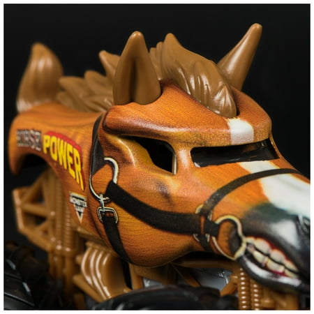 Monster Jam, Official Horse Power Monster Truck, Die-Cast Vehicle, 1:64 Scale, Kids Toys for Boys Ages 3 and up