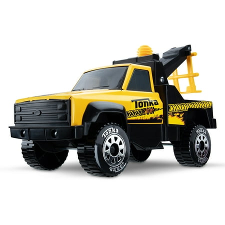 Tonka Steel Classics Tow Truck, For Girls and Boys, Ages 3 Year and Up