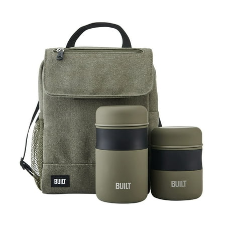 Built 10oz Double Wall Vacuum Insulated Food Jar Sage Green