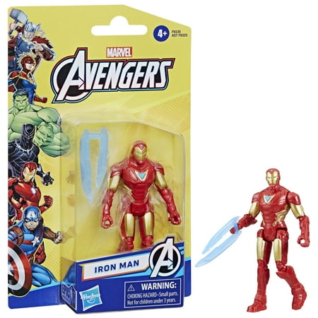 Hasbro Marvel Avengers Epic Hero Series Iron Man 4"