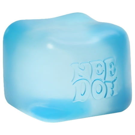Nee Doh Nice Cube Squish Toy, Ages 3+ (Blue), 1ctBlue,