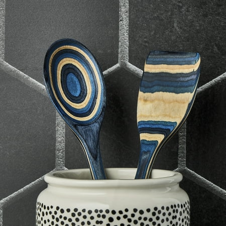 Thyme & Table Pakka Wood Spoon, Blue